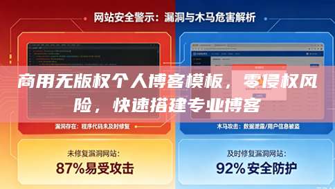 商用无版权个人博客模板，零侵权风险，快速搭建专业博客