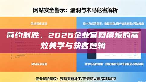 简约制胜，2026企业官网模板的高效美学与获客逻辑