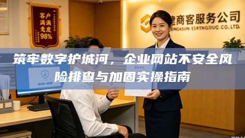 筑牢数字护城河，企业网站不安全风险排查与加固实操指南