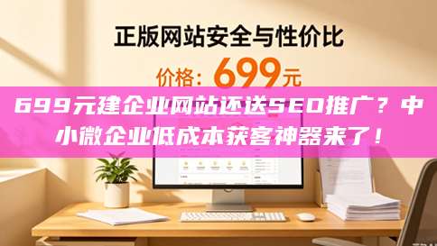699元建企业网站还送SEO推广？中小微企业低成本获客神器来了！